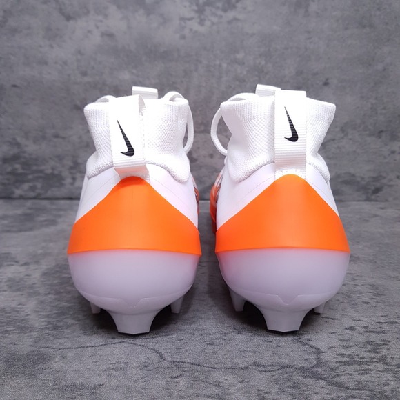 NIKE Vapor Pro 1 Football Cleats Mens Size 9 White Orange HM8850-103 - Picture 4 of 5